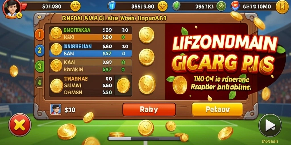 Screenshot memperlihatkan hadiah yang dapat diperoleh dalam turnamen.